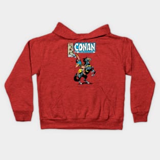 Conan The barbarian Cover Kids Hoodie